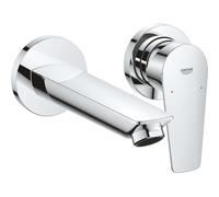 Grohe BauEdge - Grifo empotrado de lavabo, montaje de 2 orificios, cromo 20474001