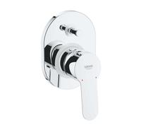 Grohe BauEdge - Grifo empotrado para 2 aparatos, con cuerpo de montaje, cromo 29039000