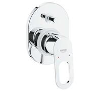 Grohe BauLoop - Grifo de ba?era empotrado, con cuerpo de montaje, cromo 29041000