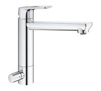 Grohe BauLoop - Grifo de fregadero con válvula de desagüe cerrable, cromo 31713000