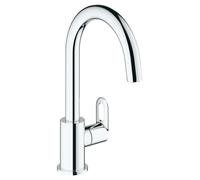 Grohe BauLoop - Grifo de fregadero de agua fría, cromo 31222000