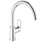 Grohe BauLoop - Grifo monomando de fregadero, cromo 31368000