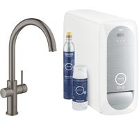 Grohe Blue grifo de cocina con filtro de pie Brushed Hard Graphite 31455AL1