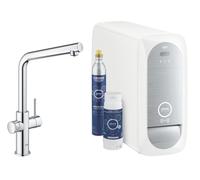 Grohe Blue grifo de cocina con filtro de pie StarLight Chrome 31454001