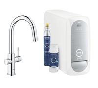 Grohe Blue grifo de cocina con filtro de pie StarLight Chrome 31541000