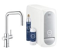 GROHE Grifo de cocina mezclador Grohe Blue Home – Kit inicial caño en U