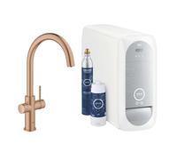 Grohe Blue grifo de cocina con filtro de pie Brushed Warm Sunset 31455DL1