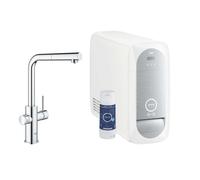 Grohe Blue Home - Grifo de fregadero Connected con caño extraíble, con dispositivo de refrigeración y filtración, cromo 31927001
