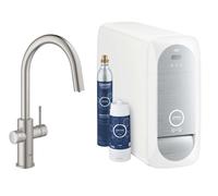 Grohe Blue Home - Grifo de fregadero Connected, con enfriador de agua y filtro, supersteel 31541DC0
