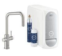 GROHE Kit de inicio Grohe Blue – grifo de cocina de pie SuperSteel 31543DC0