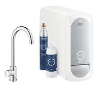 Grohe Blue Home - Grifo de fregadero Mono Connected, con enfriador de agua y filtro, cromo 31498001