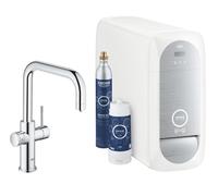 Grohe Blue kit de inicio con grifo de cocina de pie cromo 31456001