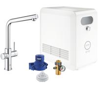 Grohe Blue kit de inicio con grifo de cocina de pie StarLight Chrome 31347003