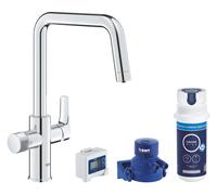 Grohe Blue kit de inicio con grifo de cocina de pie cromo 30596000