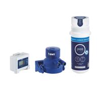 GROHE Kit de inicio Blue 41136000 – Filtro carbón activo 1500L con caudalímetro y pilas