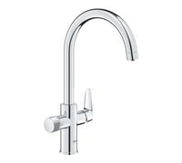 Grohe Blue Pure - Grifo de fregadero Baucurve con función de filtro, cromo 30580000