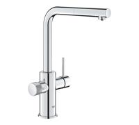 Grohe Blue Pure - Grifo de fregadero Minta con función de filtro y salida extraíble, cromo 30590000