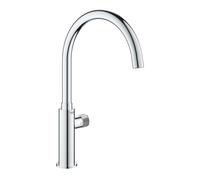 Grohe Blue Pure - Grifo de fregadero Mono con función de filtro, cromo 31724000
