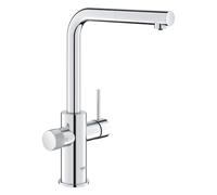 Grohe Blue Pure - Grifo de fregadero Minta con función de filtro y salida extraíble, cromo 30590000