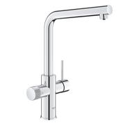 Grohe Blue Pure - Grifo de fregadero Minta con función de filtro, cromo 30588000