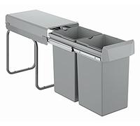 GROHE Blue Sistema de residuos, Armario min. 30cm, 2 x 15L, Gris, 40855000