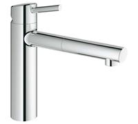 Grohe Concetto - Grifo monomando de fregadero, cromo 31129001