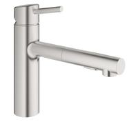 Grohe Concetto grifo de cocina de pie SuperSteel 30273DC1
