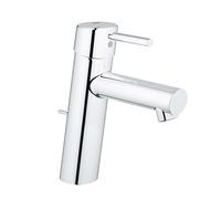 Mezclador monomando de lavabo Grohe Concetto, tamaño M, proyección 133mm, cromo, juego de desagüe, 23450001