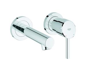 Grohe Concetto Mezclador de lavabo de 2 orificios, instalación oculta, proyección 147mm, 19575001