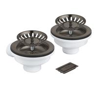 Grohe - Conjunto de desagüe para fregadero, Hard Graphite cepillado 40997AL0