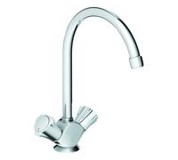 Grohe Costa mezclador bimando para fregadero, 182mm de proyección, giratorio, 31831001