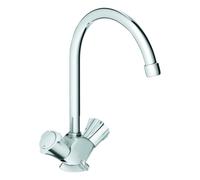 Grohe Costa mezclador bimando para fregadero, baja presión, proyección 183mm, giratorio, 31930001