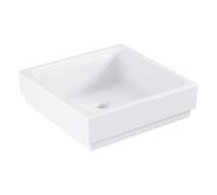 Grohe Cube Ceramic lavabo 40x40 cm cuadrada sobre encimera blanco brillante 3948200H