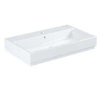 Grohe Cube Ceramic - Lavabo con rebosadero, 80x49 cm, PureGuard, blanco alpino 3946900H