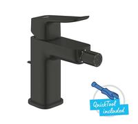 Grohe Dice - Grifo de bidé, con desagüe, negro mate 1018772430