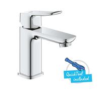 Grohe Dice - Grifo de lavabo con desagüe Push-Open, cromo 1018570000