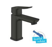 Grohe Dice - Grifo de lavabo con desagüe Push-Open, negro mate 1018572430