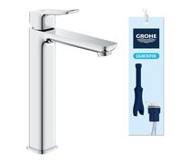 GROHE Grifo de lavabo Dice – Cromo, cuerpo liso XL, cartucho cerámico 28 mm (1018920000)