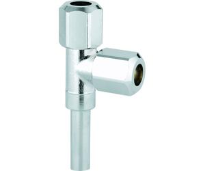 Grohe Eggemann Original, codo en T de 10 mm para grifo de lavabo, cromado - 41007000