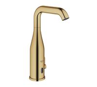 Grohe Essence E - Grifo electrónico de infrarrojos para lavabo con dispositivo de mezcla y limitador de temperatura ajustable, Cool Sunrise 36445GL0