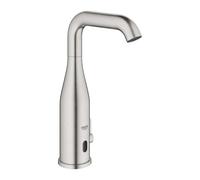 Grohe Essence E - Grifo electrónico de infrarrojos para lavabo con dispositivo de mezcla y limitador de temperatura ajustable, supersteel 36445DC0