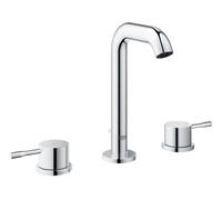 Grohe Essence - Grifo de 3 orificios para lavabo M, cromo 20296001