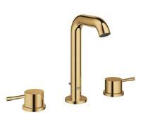 Grohe Essence - Grifo de lavabo, con desagüe, montaje de 3 orificios, Cool Sunrise 20296GL1