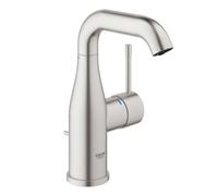 GROHE Grifo de lavabo Essence 23462DC1 – Monomando caño alto, acero inoxidable