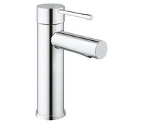 GROHE Essence - Grifo de lavabo, ahorro de agua (Monomando de baño de 17 cm de altura, acabado duradero, fácil instalación), cromo, 34294001