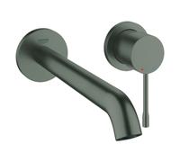 Grohe Essence Mezclador de lavabo de 2 orificios, 230 mm de proyección, para montaje en pared, 29193AL1, Color: grafito duro cepillado