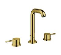 Grohe Essence - Grifo de lavabo, con desagüe, montaje de 3 orificios, Cool Sunrise 20296GL1