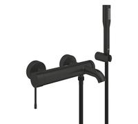 Grohe Essence New grifo de bañera y ducha a pared negro 336282431