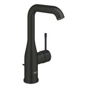 Grohe Essence New - Grifo de lavabo, con desagüe, negro mate 326282431
