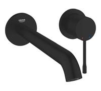 Grohe Essence New - Grifo empotrado de lavabo, montaje de 2 orificios, negro mate 199672431